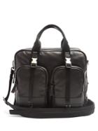Prada Front-pocket Medium Leather Holdall