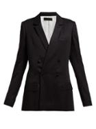 Matchesfashion.com Haider Ackermann - Double Breasted Blazer - Womens - Black