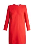Matchesfashion.com Givenchy - Crepe Shift Dress - Womens - Red