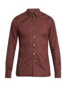 Lanvin Paisley-print Slim-fit Cotton Shirt