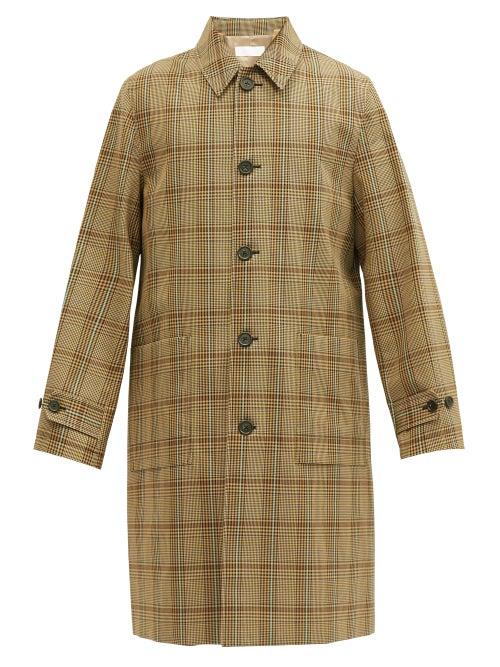 Matchesfashion.com Helmut Lang - Houndstooth-check Twill Car Coat - Mens - Multi
