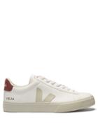 Matchesfashion.com Veja - Esplar Low Top Leather Trainers - Womens - Pink White