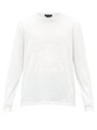 Matchesfashion.com Versace - Medusa-print Cotton T-shirt - Mens - White