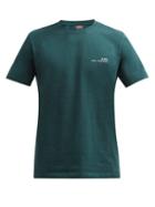 Matchesfashion.com A.p.c. - Logo-print Cotton-jersey T-shirt - Mens - Dark Green