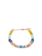 Jacquie Aiche - Diamond, Opal & 14kt Rose-gold Anklet - Womens - Multi