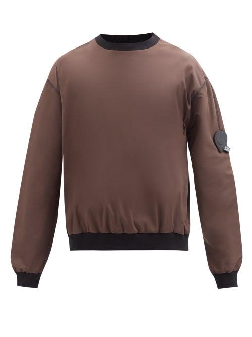 Affixwrks - G.p.c. Nylon-blend Sweatshirt - Mens - Dark Purple