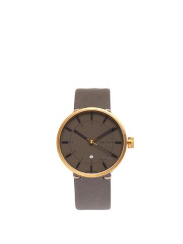 Bravur Bw002 Stainless-steel And Leather Watch