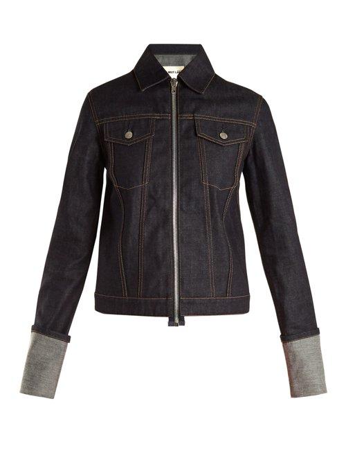 Matchesfashion.com Helmut Lang - Zip Through 2004 Denim Jacket - Womens - Denim