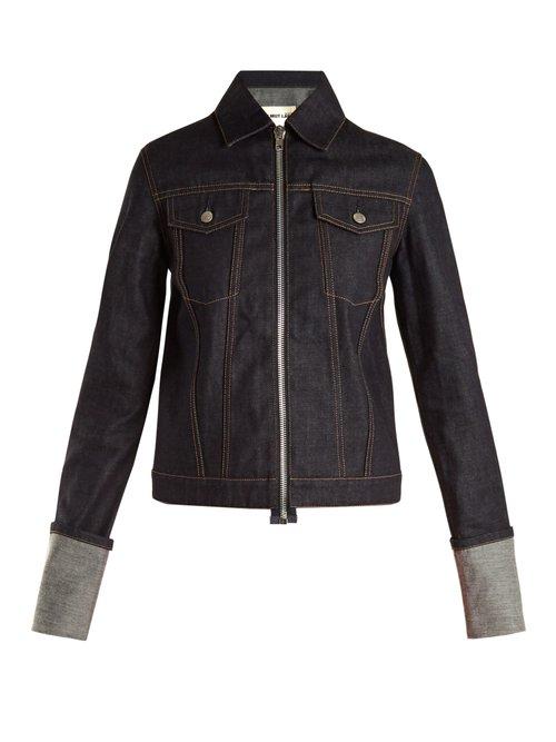 Matchesfashion.com Helmut Lang - Zip Through 2004 Denim Jacket - Womens - Denim