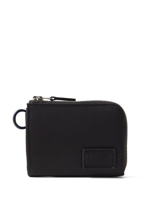 Sacai - X Porter Braided-patch Canvas Wallet - Mens - Black