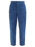 Officine Gnrale - Saskia Patch-pocket Tapered-leg Jeans - Womens - Denim