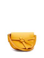 Matchesfashion.com Loewe - Gate Mini Leather Cross-body Bag - Womens - Yellow