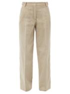 Officine Gnrale - Sally Garment-dyed Cotton-corduroy Trousers - Womens - Beige