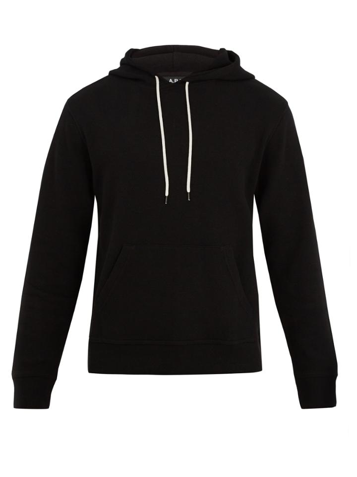 A.p.c. Arrow Hooded Wool-blend Sweatshirt