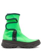 Matchesfashion.com Toga - High Top Neoprene Trainers - Womens - Light Green