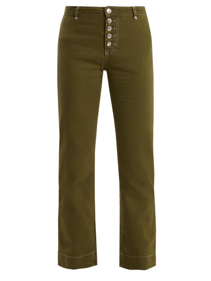 Alexachung High-rise Kick-flare Jeans