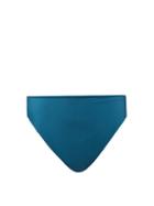 Matchesfashion.com Jade Swim - Incline High-rise Bikini Briefs - Womens - Dark Green