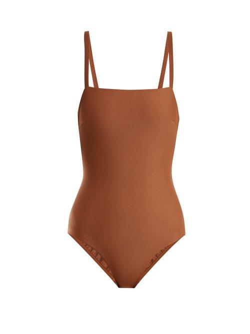 Matchesfashion.com Matteau - The Ring Swimsuit - Womens - Brown