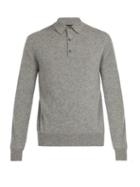 Matchesfashion.com Allude - Cashmere Polo Top - Mens - Grey