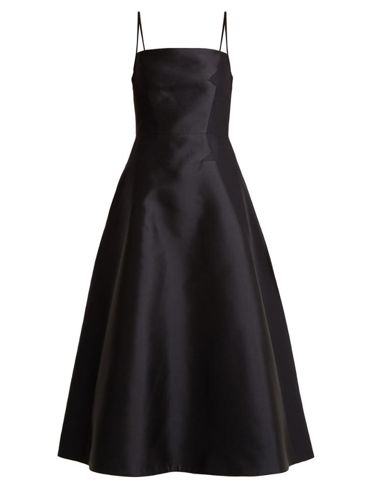 Gabriela Hearst Herve Square-neck Silk-blend Dress