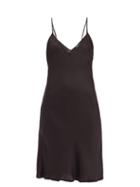 Matchesfashion.com Mes Demoiselles - Loulou Satin Slip Dress - Womens - Black