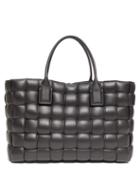 Matchesfashion.com Bottega Veneta - Padded Cabat Leather Tote Bag - Womens - Black