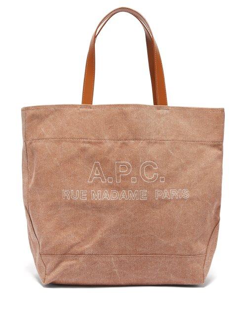 Matchesfashion.com A.p.c. - Ingride Denim Tote Bag - Womens - Camel