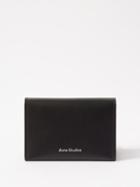 Acne Studios - Leather Bifold Wallet - Mens - Black