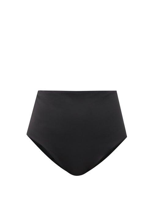Matchesfashion.com Asceno - The Deia High-rise Bikini Briefs - Womens - Black