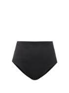 Matchesfashion.com Asceno - The Deia High-rise Bikini Briefs - Womens - Black