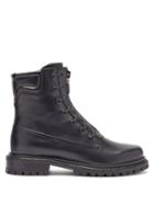 Matchesfashion.com Aquazzura - Kicks Lace-up Leather Ankle Boots - Womens - Black
