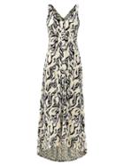 Matchesfashion.com Paco Rabanne - Dipped-hem Metallic Swirl-jacquard Midi Dress - Womens - Gold Multi