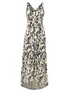 Matchesfashion.com Paco Rabanne - Dipped-hem Metallic Swirl-jacquard Midi Dress - Womens - Gold Multi