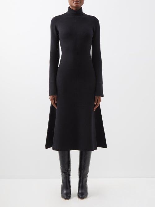 Joseph - Silk-blend Jersey Dress - Womens - Black