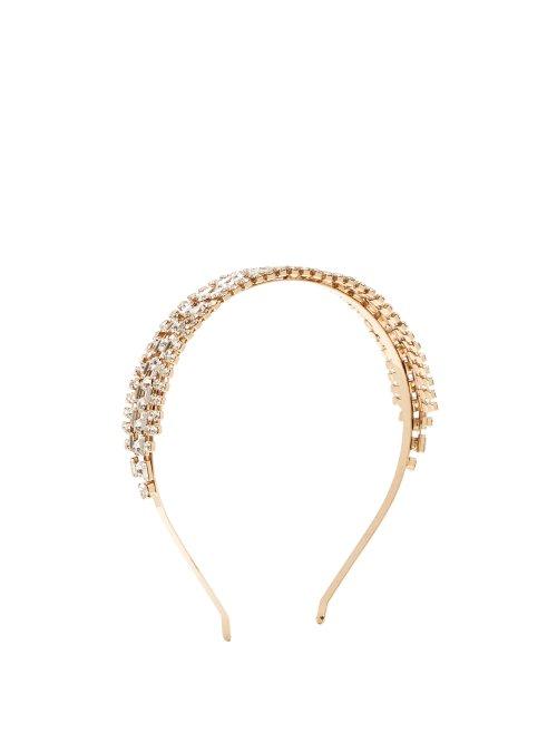 Matchesfashion.com Rosantica By Michela Panero - Luci Crystal Embellished Headband - Womens - Crystal
