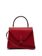 Matchesfashion.com Valextra - Iside Mini Grained Leather Bag - Womens - Red