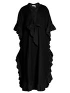 See By Chloé Ruffle-trimmed Cotton-blend Dress
