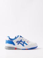 Asics - Ex-89 Faux-leather Trainers - Mens - White Blue