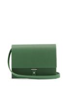 Matchesfashion.com Pb 0110 - Ab10 Mini Leather Cross Body Bag - Womens - Green
