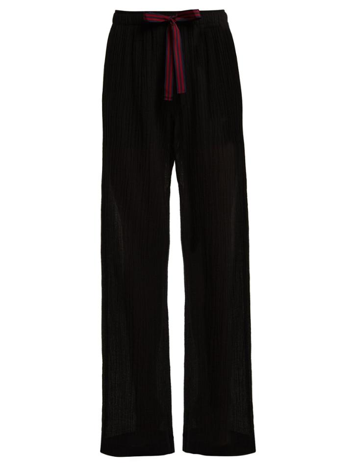 On The Island Antiparos Wool-blend Drawstring Trousers