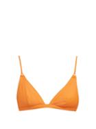 Matchesfashion.com Bower - Tangiers Triangle Bikini Top - Womens - Dark Orange