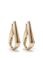 Chlo - Oval Hoop Earrings - Womens - Gold