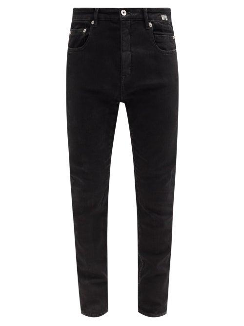Matchesfashion.com Rick Owens Drkshdw - Detroit Washed Slim-leg Jeans - Mens - Black