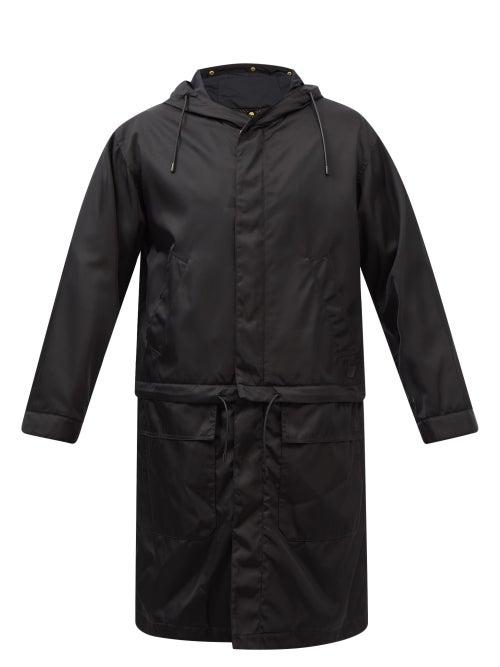 Dunhill - Compendium Shell Hooded Coat - Mens - Black