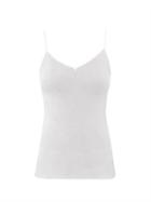 Ladies Lingerie Hanro - Seamless Cotton-jersey Cami Top - Womens - White