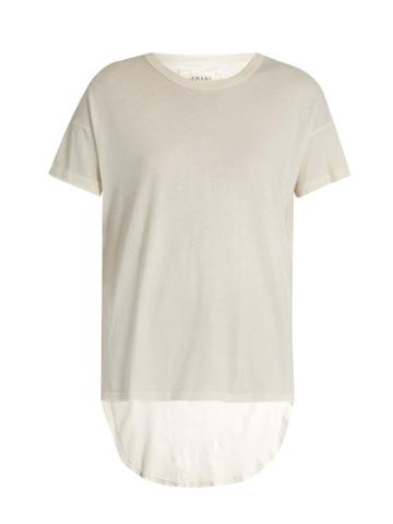 The Great The Shirttail Round-neck Cotton T-shirt