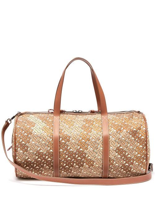 Matchesfashion.com Burberry - Kennedy Medium Monogram Print Canvas Holdall - Mens - Brown Multi