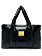 Ladies Bags Acne Studios - Aslan Face-patch Padded-shell Tote Bag - Womens - Black