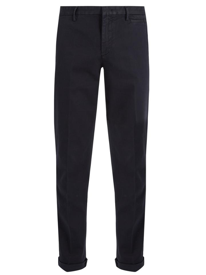 Prada Slim-leg Stretch-cotton Chino Trousers