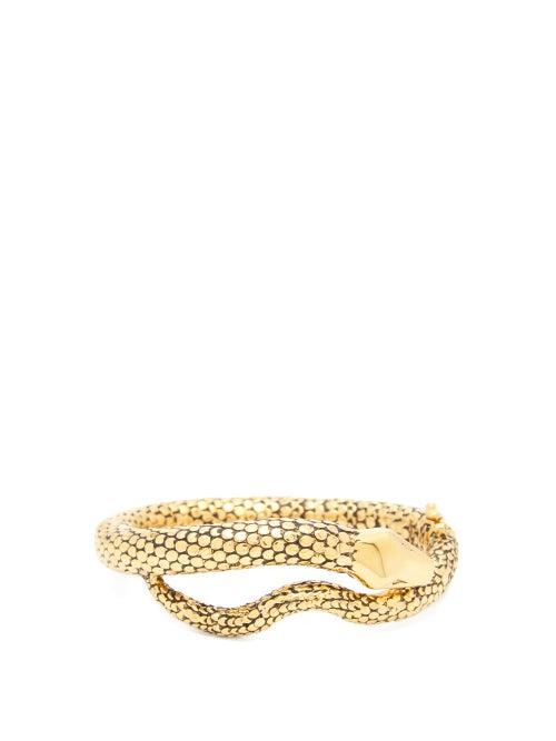 Matchesfashion.com Aurlie Bidermann - Tao Gold-plated Snake Cuff - Womens - Gold